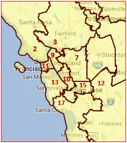 BayAreaSenate Districts Image